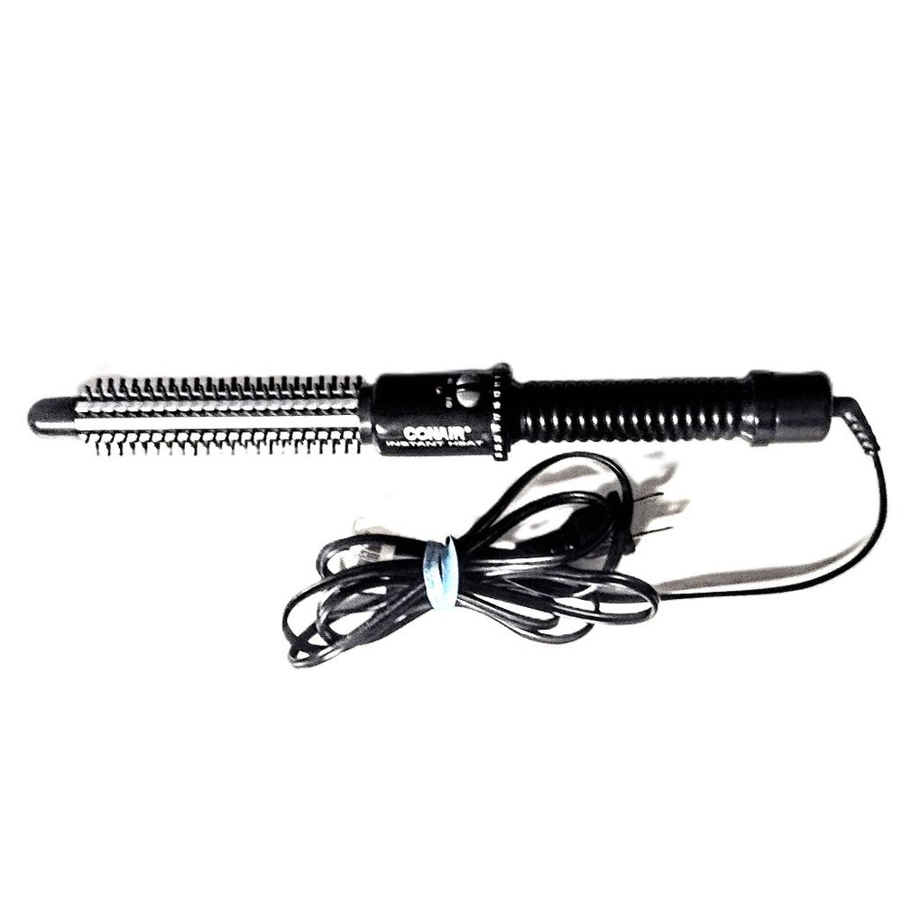 CONAIR 3/4" Styling Curling Brush ~ Swivel Cord ~ Instant Heat, 25 Settings EUC!